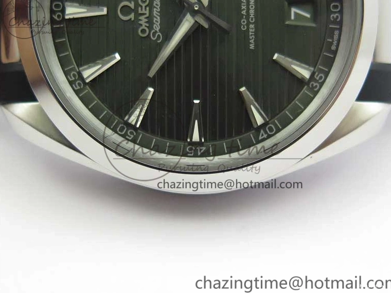 0407 TechFriendly Aqua Terra 150M Master Chronometers VSF 1:1 Best Edition Green Dial on Black Rubber Strap A8900 Super Clone (2 Straps) 7915